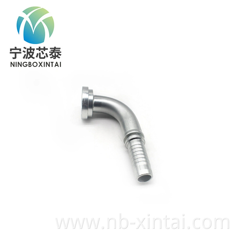 China Zhejiang Factory 90 Degree Jic Female 74 Degree Cone Seat Plumbing Hydraulic Pipe Fittings